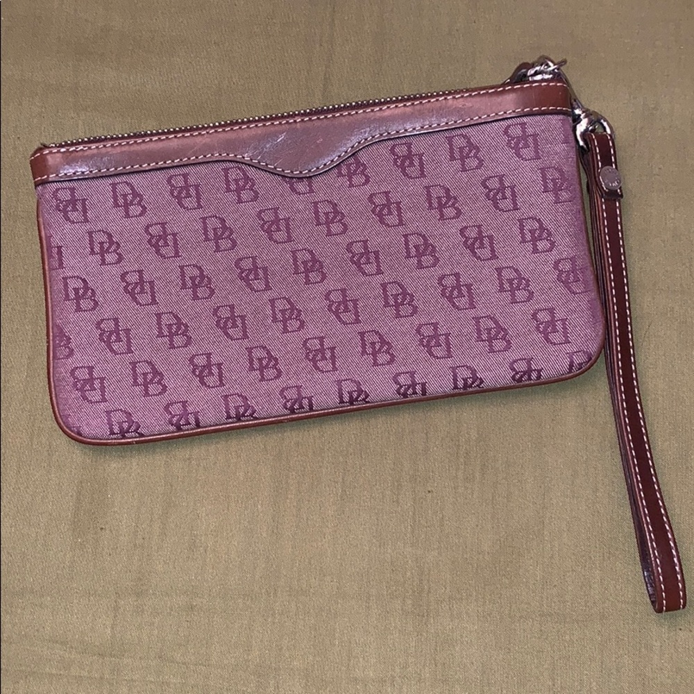 Dooney & Bourke DB Canvas Monogram Wristlet
